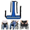Adjustable Wheelchair Safety Belt Prevent Tilting or Falling Fixing Wheelchair Harness Strap Anti-fall with Front Cushion