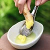 Multi-Purpose Spoon Grinder, 6.85 Inch for Pureeing Garlic Ginger Horseradish, Ergonomic Design, Easy to Use & Wash
