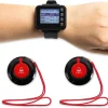 Caregiver Pager Wireless Calling System Vibration Sound Alarm for Hospital Clinic Nursing