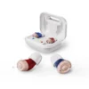 Rechargerable Hearing Aids with Charger Case L+R color assist For Adult