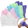 Colourful Exfoliating Gloves, Bath Gloves For Shower, Double Sided Exfoliating Gloves, For Spa, Massage And Body Scrubs